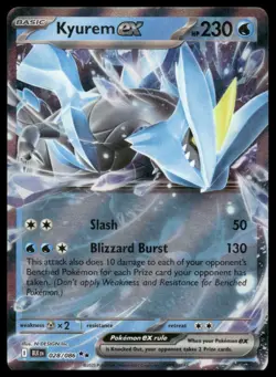 Pokemon SV: Black Bolt #028/086 Kyurem ex - Image 1