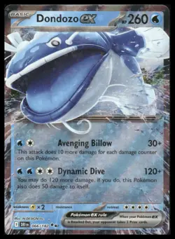 Pokemon SV10: Destined Rivals #066/182 Dondozo ex Holo - Image 1