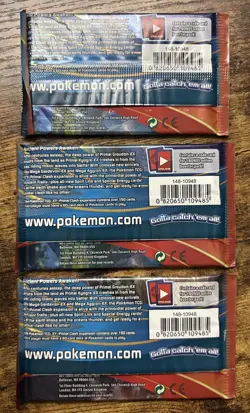 Pokemon TCG XY Primal Clash Booster Pack Lot 3 Packs 10 Cards Each English - Image 2