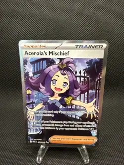 Acerola's Mischief 165/132 Mega Evolution Pokemon Full Art Trainer - Image 1
