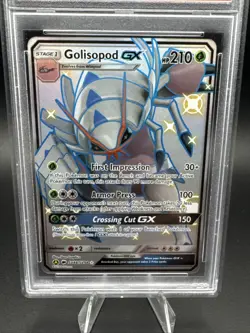 2019 POKEMON SUN & MOON HIDDEN FATES #SV48 FULL ART/GOLISOPOD GX PSA 10 GM MINT - Image 3