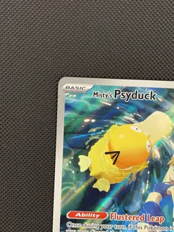 Pokemon TCG Misty's Psyduck 193/182 Destined Rivals Illustration Rare Card - Image 4