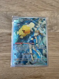 Pokemon TCG Misty's Psyduck Destined Rivals 193/182 Illustration Rare - Image 1