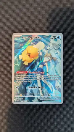 Pokemon TCG Misty's Psyduck Destined Rivals 193/182 Illustration Rare - Image 1