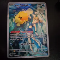 Pokemon TCG Misty's Psyduck Destined Rivals 193/182 Illustration Rare Pack Fresh - Image 1