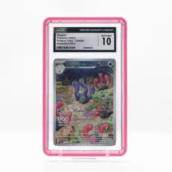 Pokemon Wugtrio Holo #224 Illustration Rare Paldean Fates - CGC 10 Gem Mint - Image 1