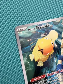Pokemon TCG Misty's Psyduck 193/182 Destined Rivals Illustration Rare-Pack Fresh - Image 5