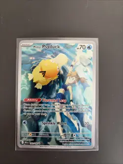 Pokemon TCG Misty's Psyduck Destined Rivals 193/182 Illustration Rare Mint Card - Image 1