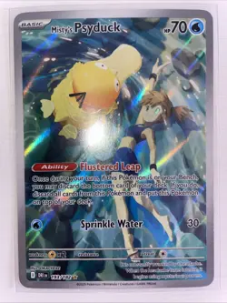 Pokemon TCG Misty's Psyduck Destined Rivals 193/182 Illustration Rare Card - Image 1