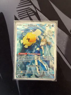 Pokemon TCG Misty's Psyduck Destined Rivals 193/182 Illustration Rare Card - Image 1