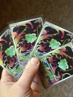2025 Pokemon Mega Evolution Bulbasaur IR Box Topper Stamped Lot Of 4 - Image 3