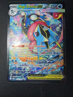 Mega Greninja Ex 116/086 SIR Mega Evolution EX PSA 10 CONTENDER - Image 1