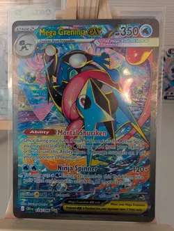 Mega Greninja EX - 116/086 - Chaos Rising SIR - Near Mint PSA 10 contender... - Image 1