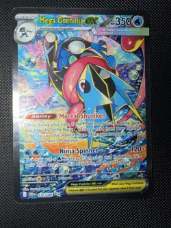 Mega Greninja Ex 116/086 SIR Mega Evolution EX PSA 10 CONTENDER - Image 1