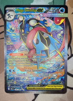 Mega Greninja ex 116/086 Chaos Rising Pokemon (PSA 10 CONTENDER) Nm - Image 1