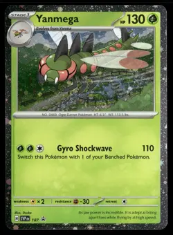 Yanmega - (Cosmos Holo) 187 SV: Scarlet & Violet Promo Cards Pokemon TCG - Image 1