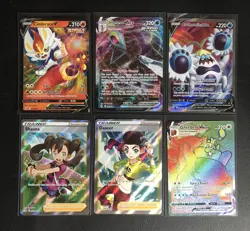Pokemon Fusion Strike V VMAX Trainer 6 Card Lot Inteleon Shauna Pack Fresh! - Image 1