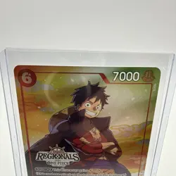 Monkey D Luffy P-001 Online Regional 2024 Participant One Piece Card English - Image 2