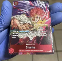 Shanks P-083 Championship Tournament Promo CS One Piece Card English - Image 5