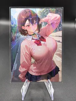 Momo Ayase Dandadan Holographic Anime Collectible Trading Card - Image 1