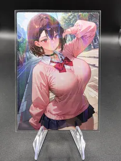 Momo Ayase Dandadan Holographic Anime Collectible Trading Card - Image 2