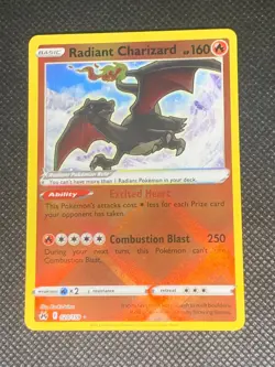 Radiant Charizard 020/159 - Crown Zenith Pokemon Card - NM - Image 1