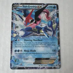 Pokemon TCG Ash-Greninja EX XY133 XY Promo EN HP170 Holo Card - Image 1