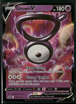 Unown V - Holo Promo SWSH: Sword & Shield Promo Cards SWSH300 NM - Image 1