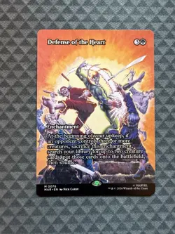 MTG Defense of the Heart #0076 Borderless M Marvel Universe Eternal-Legal (MAR) - Image 1