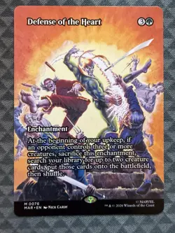 MTG Defense of the Heart #0076 Borderless M Marvel Universe Eternal-Legal (MAR) - Image 2