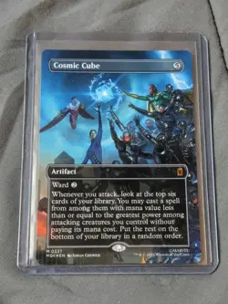 MTG Cosmic Cube (Borderless) (0337) Marvel Super Heroes 337 Foil - Image 1