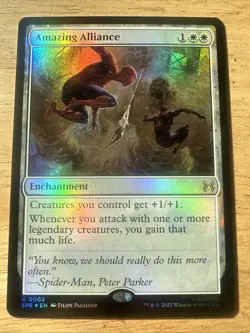 1x Amazing Alliance, Foil, Marvel Spider-Man Eternal, Magic, MTG NM - Image 1