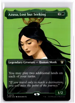Azusa, Lost but Seeking Commander Masters 679 LP x1 MTG Magic: the Gathering - Image 1