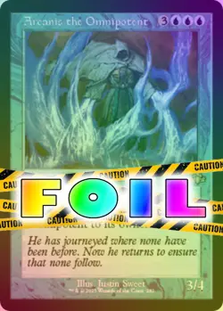 Arcanis the Omnipotent Retro Frame 0280 MTG DMR Rare NP Foil - Image 1