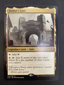 MTG Baldur's Gate 345 NM Rare Battle for Baldur's Gate CLB FREE SHIPPING! - Image 1