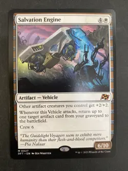 MTG Salvation Engine #027 NM Rare Aetherdrift DFT FREE SHIPPING! - Image 1
