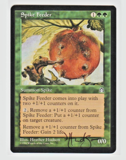 Magic the Gathering ~ Spike Feeder ~ M/NM ~ Stronghold ~ Signed by Artist #2 - Image 1