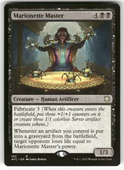 Marionette Master 102 Commander: Adventures in the Forgotten Realms MTG NM - Image 1