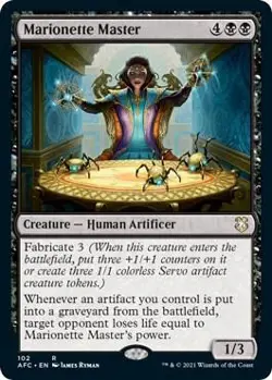 Marionette Master 102 Commander: Adventures in the Forgotten Realms MTG NM - Image 3