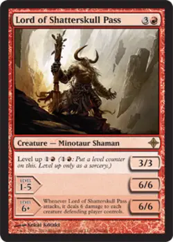 MTG - Lord of Shatterskull Pass - Rise of the Eldrazi - NM, English Magic FLAT R - Image 1