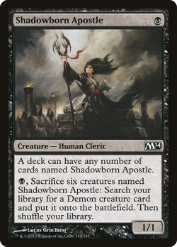 Shadowborn Apostle #114 (Foil) (MP) Magic 2014 M14 Magic MTG - Image 1