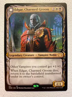 MTG 1x SHOWCASE Edgar, Charmed Groom 311 Innistrad: Crimson Vow Magic the x1 NM - Image 1
