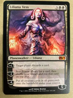 MTG 1x Liliana Vess # 102 Core Set 2011 M11 Modern Magic the Gathering x1 NM - Image 1