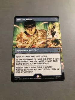 MTG The Ten Rings (Borderless) Marvel Super Heroes + Restorative Technique! - Image 1