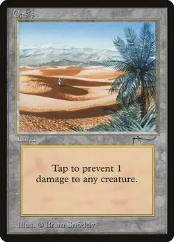 Oasis - Arabian Nights - MTG (MP) - Image 1