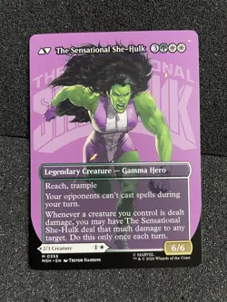 NM Borderless Jennifer Walters, MTG, Super Heroes, Magic the Gathering, 355 - Image 2