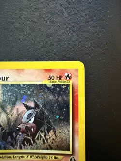 Houndour Holo Rare 1st Edition Neo Discovery 5/75 WOTC Vintage Pokemon 5/75 - Image 5