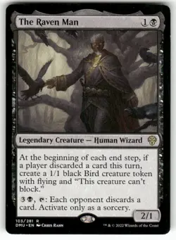 The Raven Man 103 Rare Dominaria United Magic: The Gathering Near Mint - Image 1