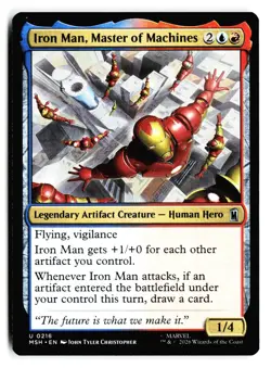 Iron Man, Master of Machines 216 Marvel Super Heroes Magic: The Gathering - Image 1