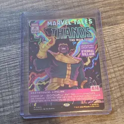 Wizards of the Coast MTG Thanos, the Mad Titan Foil Alt Art Mythic - Image 1